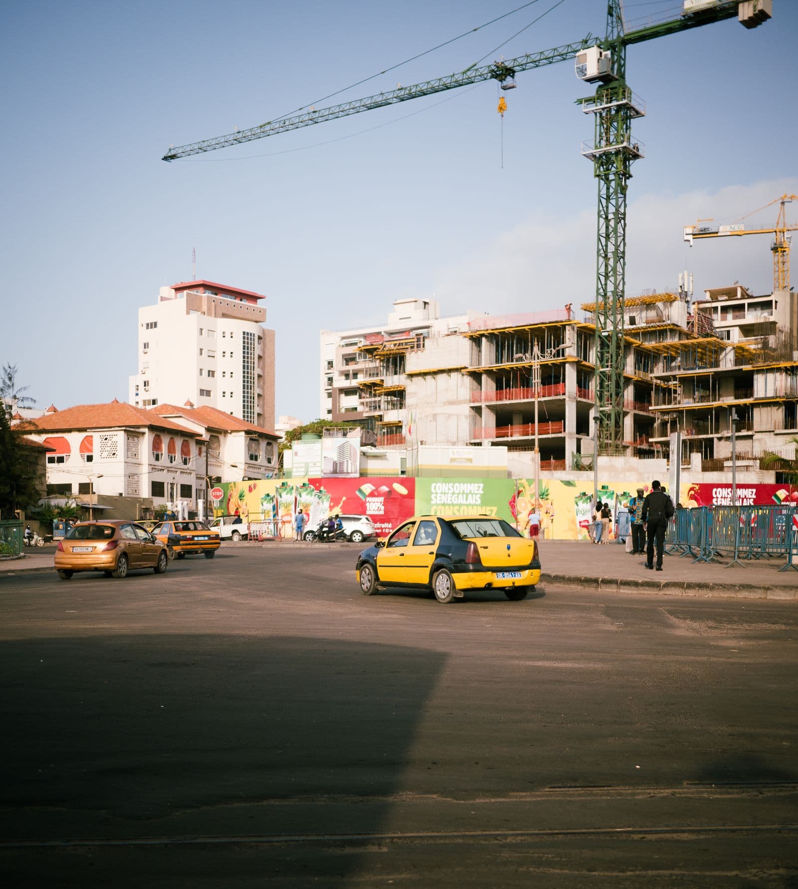 Quartier en développement à Dakar, Sénégal